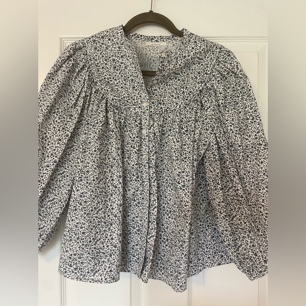 XS Doen Berkeley Top in Navy Champignon